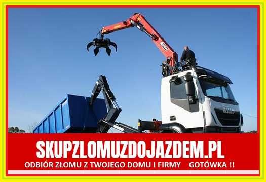 Skup złomu z odbiorem od klienta,wywóz odbiór zlomu kasacja Warszawa
