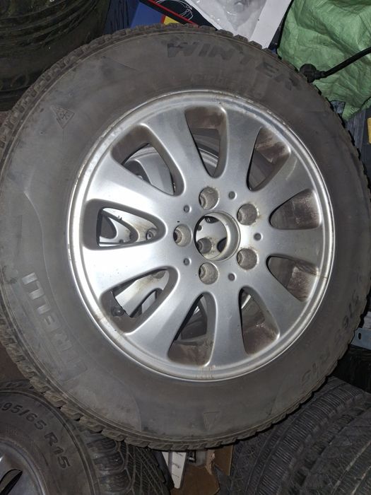 Koła Mercedes A B klasa zima Pirelli 15