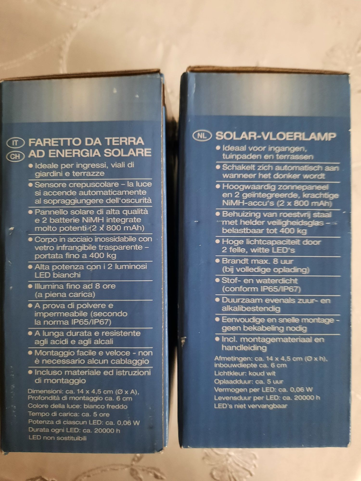 Solarowe oświetlenie podłogowe,zewnętrzne, 3 sztuki
