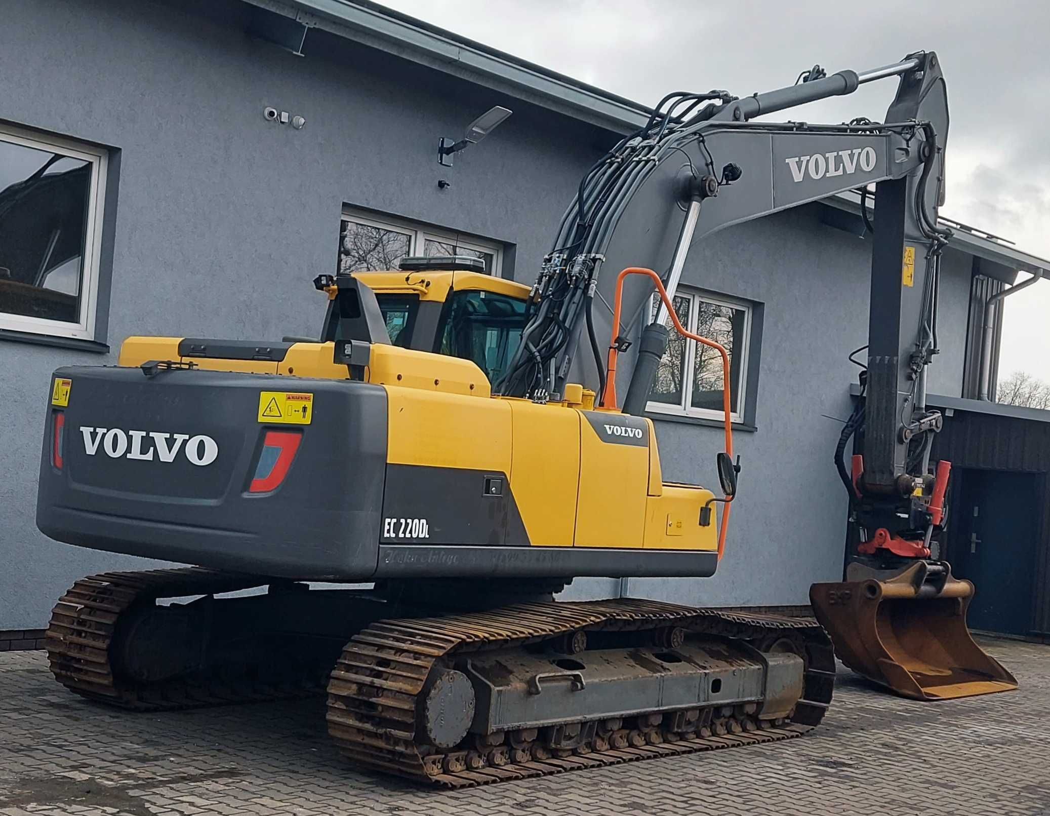 VOLVO EC220DL 7384h Rototilt Indexator 2 Łyżki Pełen Serwis Oryginał