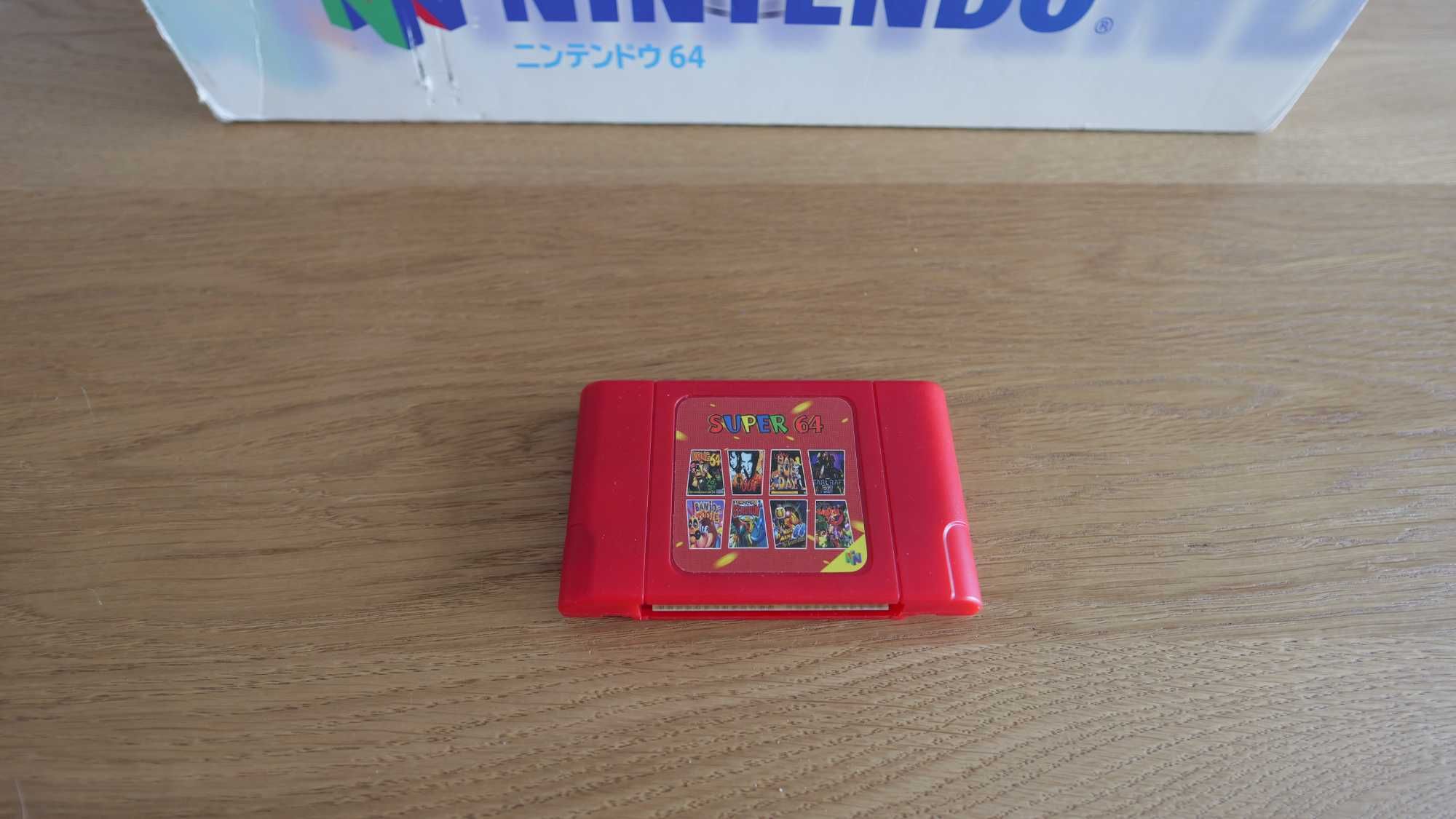 Nintendo 64 Clear Blue, działa w PL, RGB mod, Everdrive