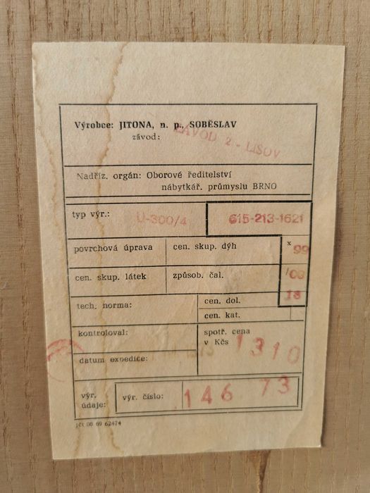 Biblioteczka JITONA Landsman & Nepožitek, Czechosłowacja '60, Vintage
