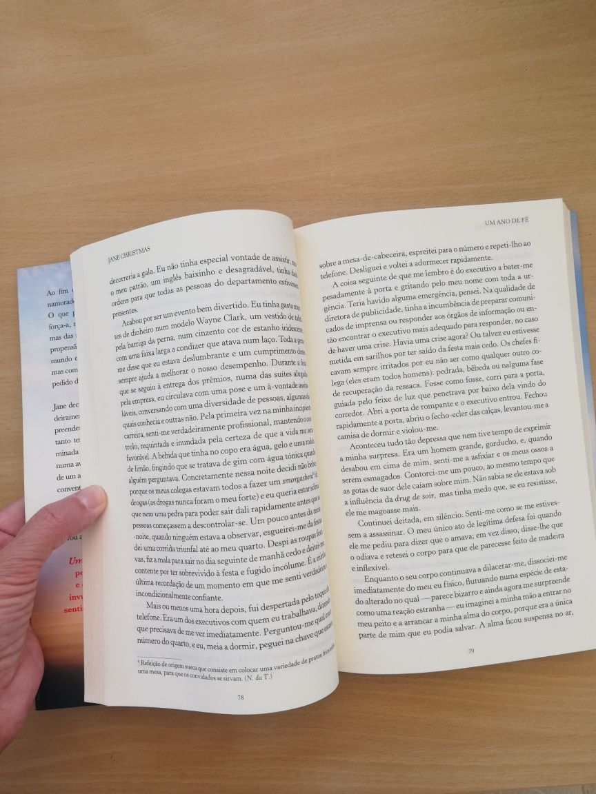 Livro " Um Ano de Fé" de Jane Christmas