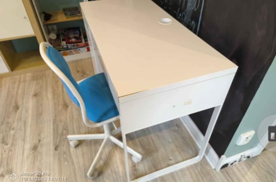 Zestaw Ikea Biuro Micke Krzesło Orfjall