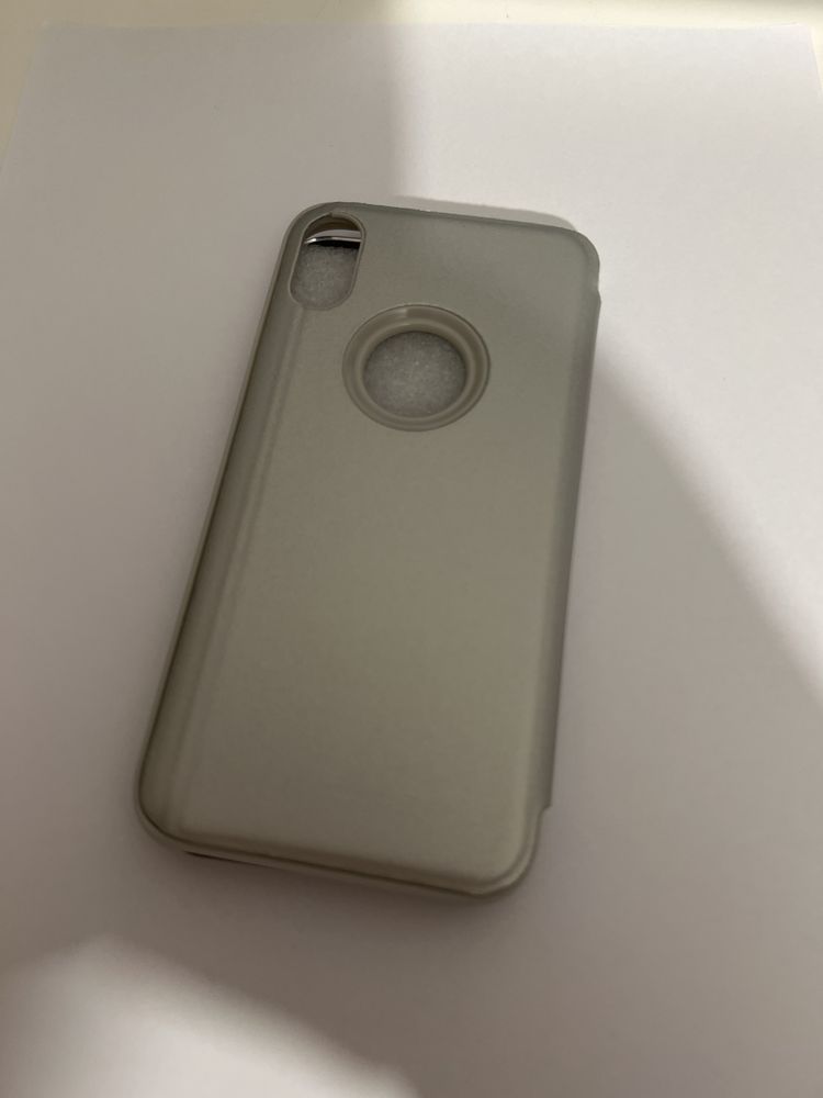 Etui Lustro Clear View iPhone X/XS | Srebrne