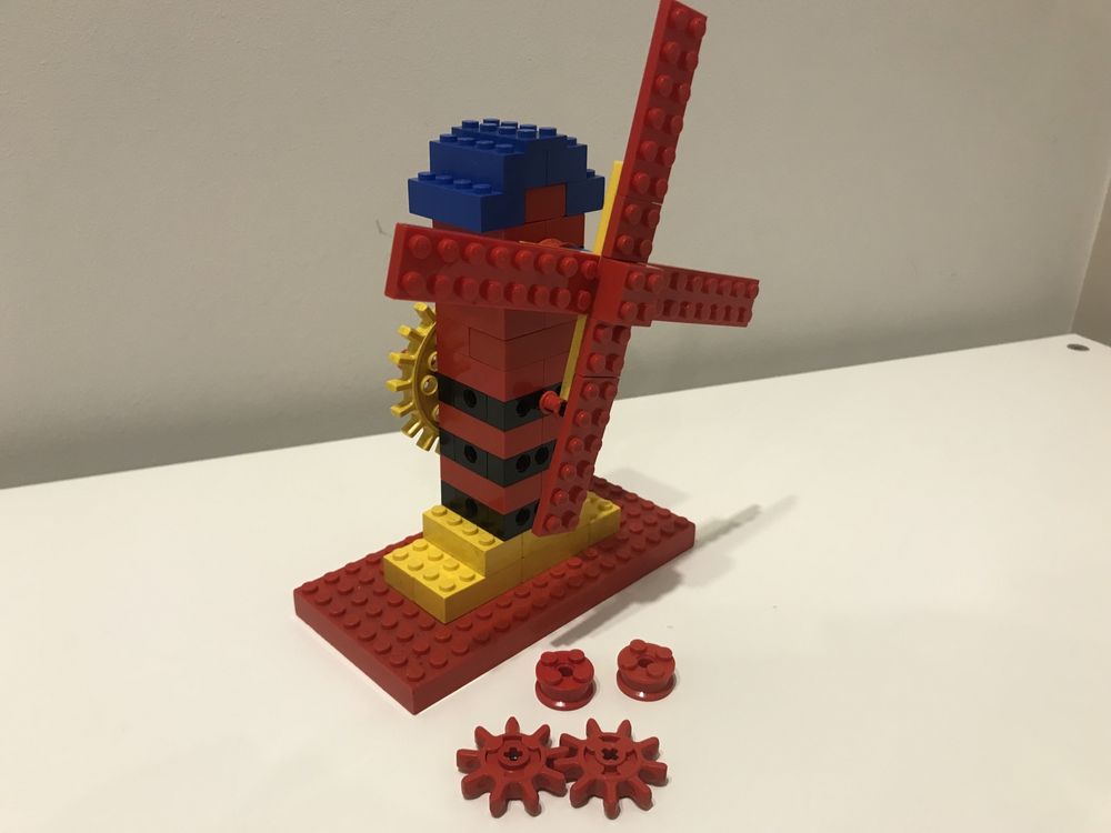 klocki LEGO 811 Gear Crane Set stare system unikat