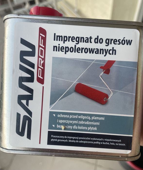 Impregnat do gresów niepolerowanych - na zewnątrz