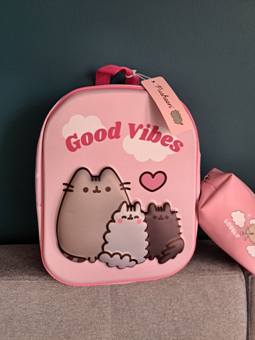 Plecak pusheen + piórnik