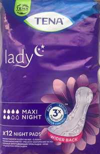 Прокладки урологічні Tena Lady Maxi Night для жінок нічні на 6 крапель