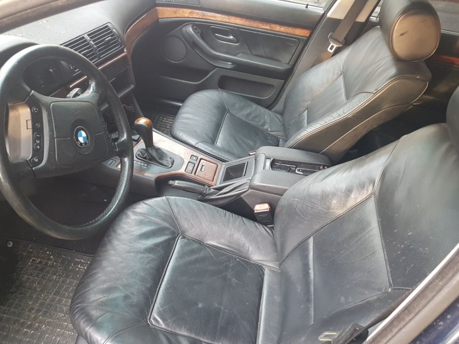 Części BMW E39 525i 2.5i M54 192KM Cała na części Orientblau Nappa