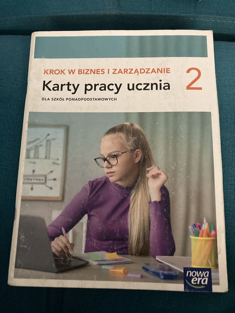 Podręcznik Krok w biznes i zarządzanie 2 + karty pracy