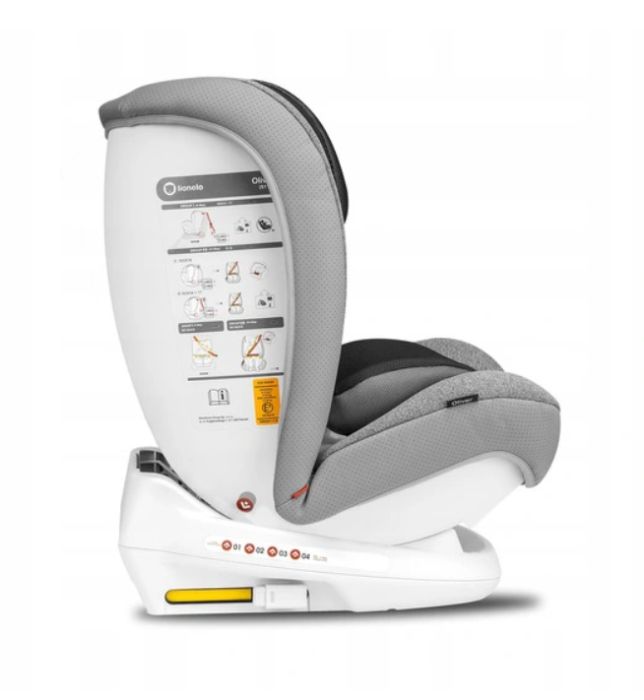 NOWY Fotelik samochodowy Lionelo OLIVER Isofix lub pasy 9-36 kg