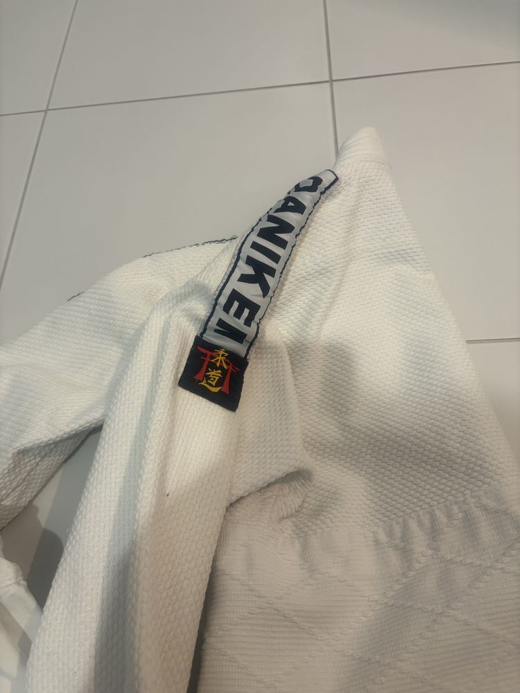 Kimono 140 bialy bawelna