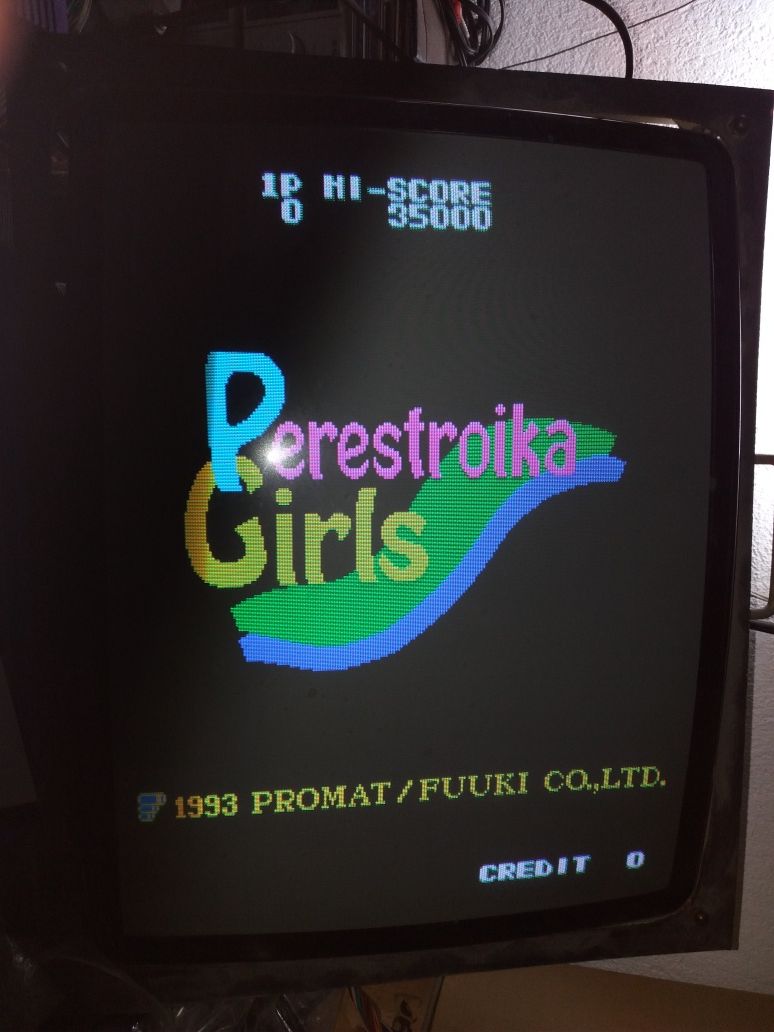 Perestroika Girls Arcade Pcb