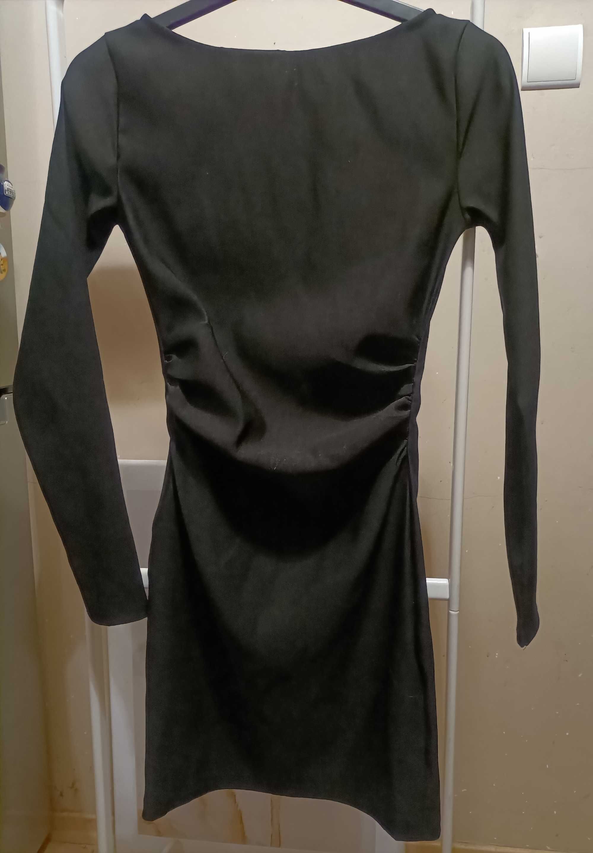 Sukienka Zara studniówka czarna XS