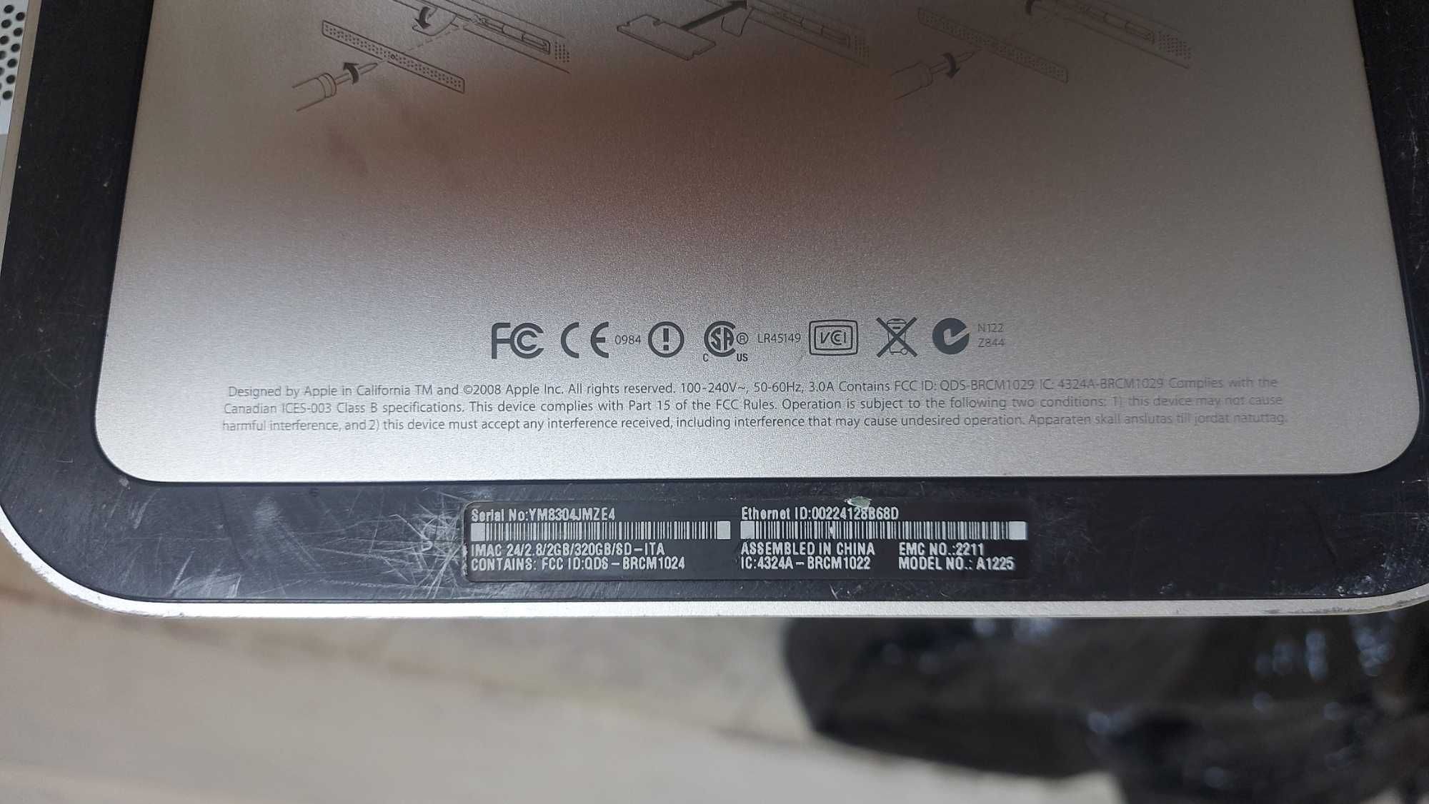 monitor apple a1225
