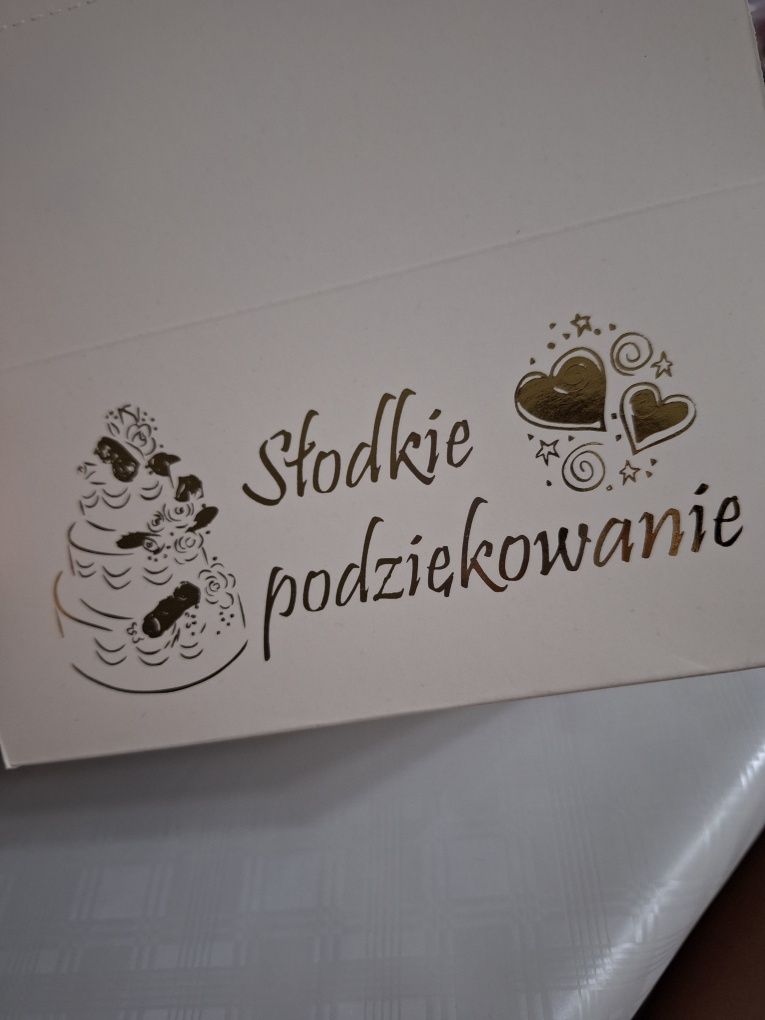 30 sztuk słodkie podziękowanie- pudełka, pudełeczka na pożegnanie