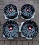 17" 5x100 Oz Superturismo Śliczne Czarny fortepian Vw Skoda Seat Audi.