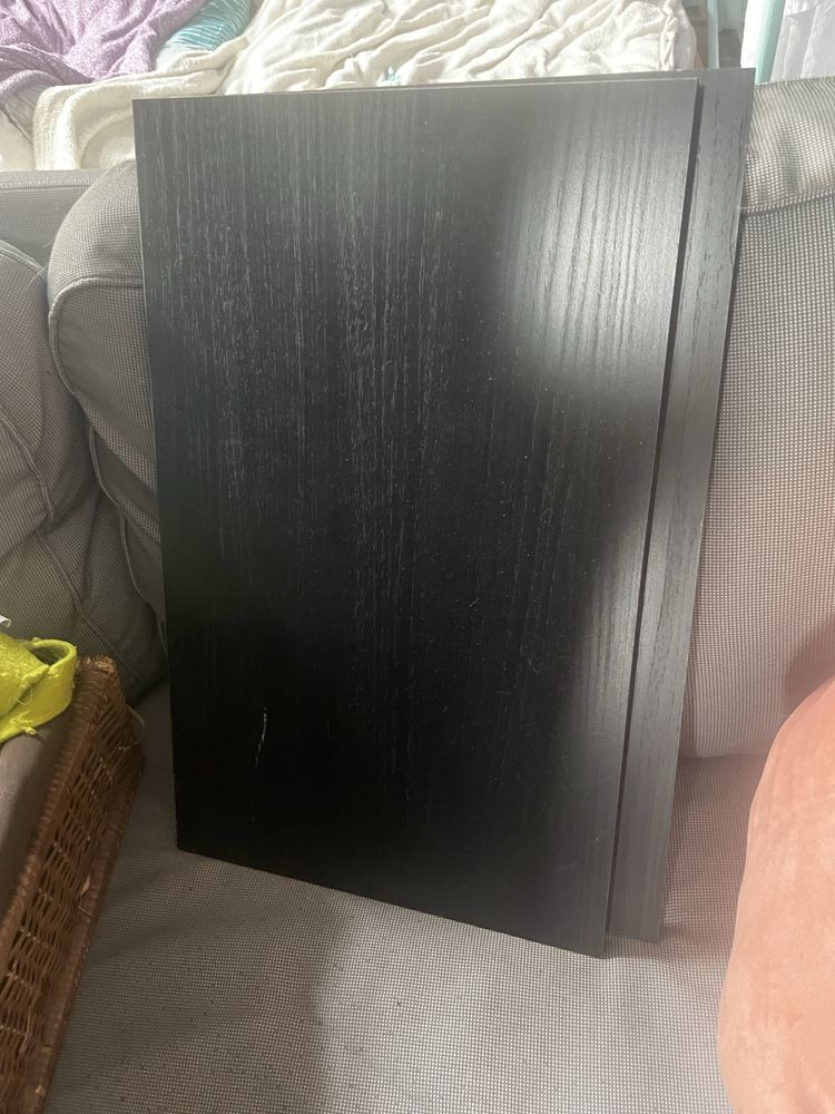 4 polki ikea utrusta 60 x 37 czarne