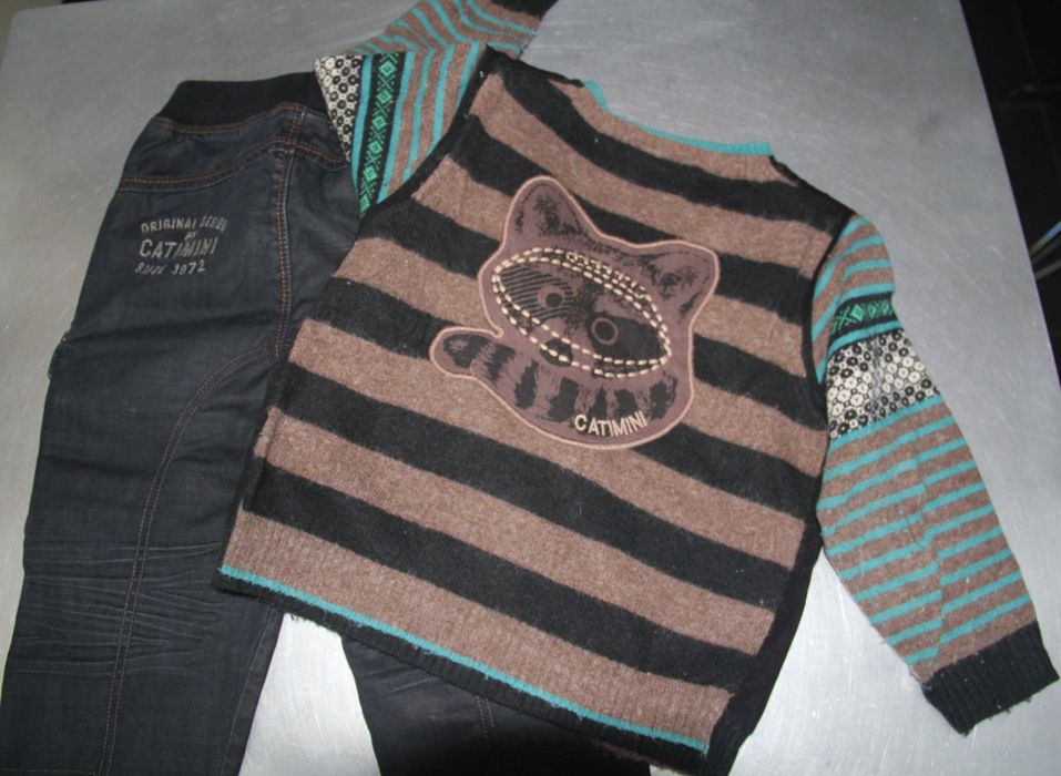 Conjunto calças e camisola Catimini 2 anos, tamanho 86