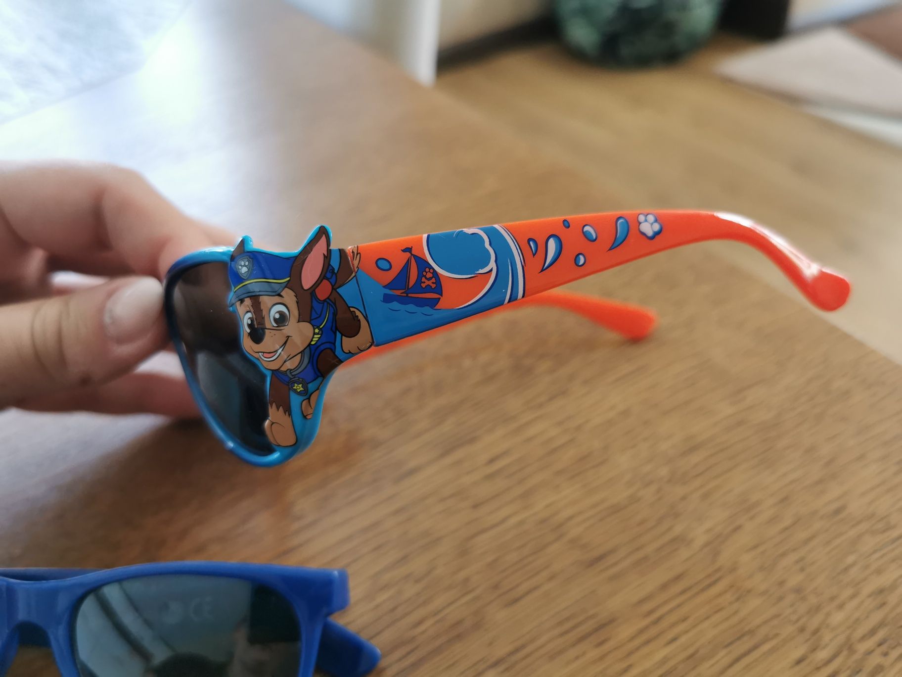 Okulary przeciwsłoneczne dziecięce komplet Psi Patrol