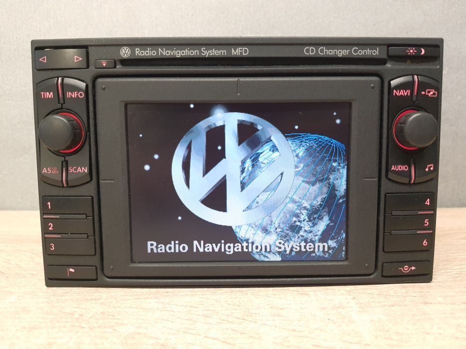 Radio samochodowe Volkswagen VW Navigation system MFD PL Passat GolF