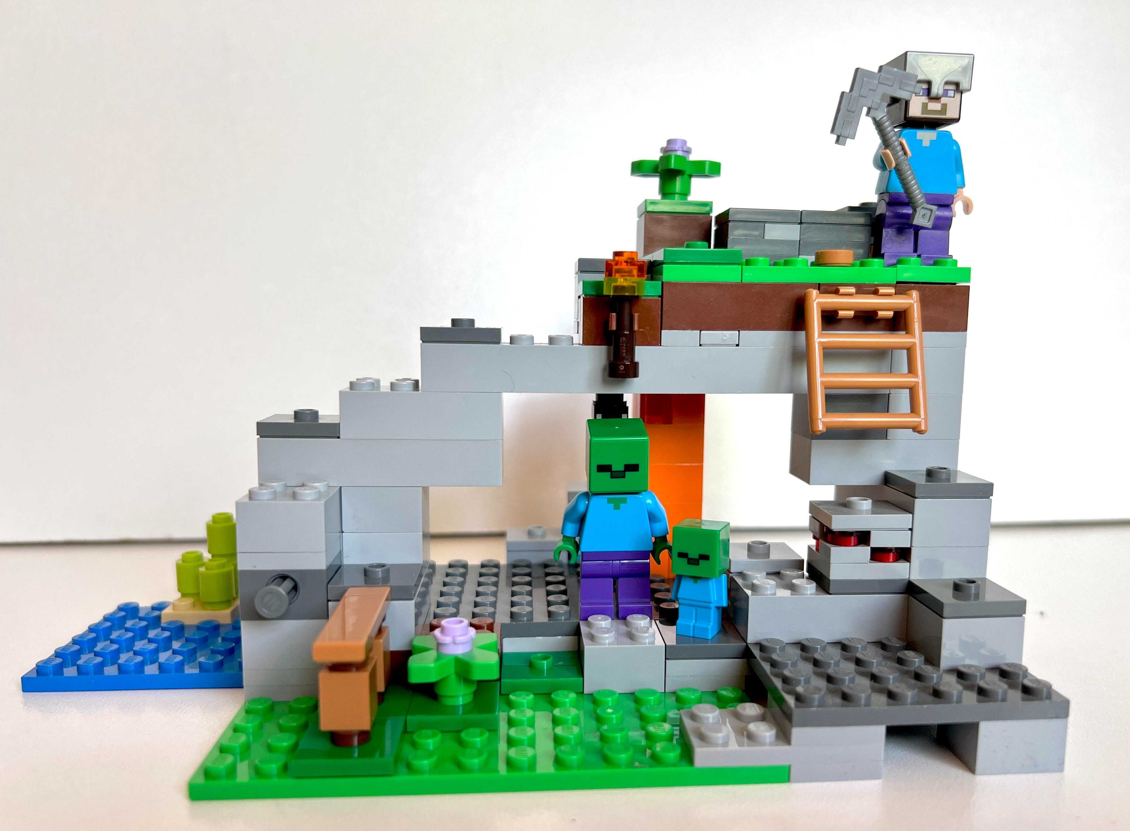LEGO Minecraft 21141 Jaskinia Zombie kpl 100%
