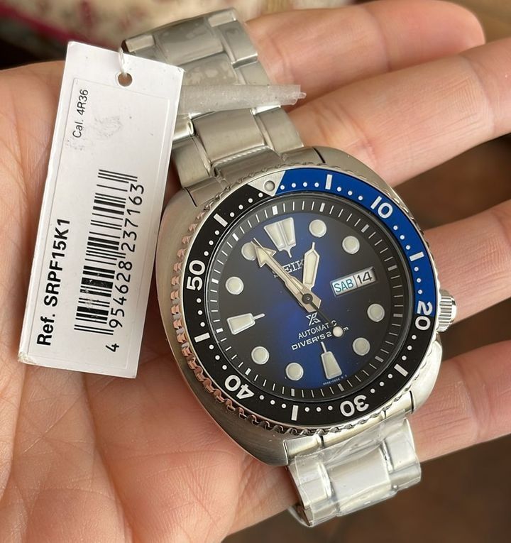 Seiko Prospex turtle Deep Blue SRPF15K1