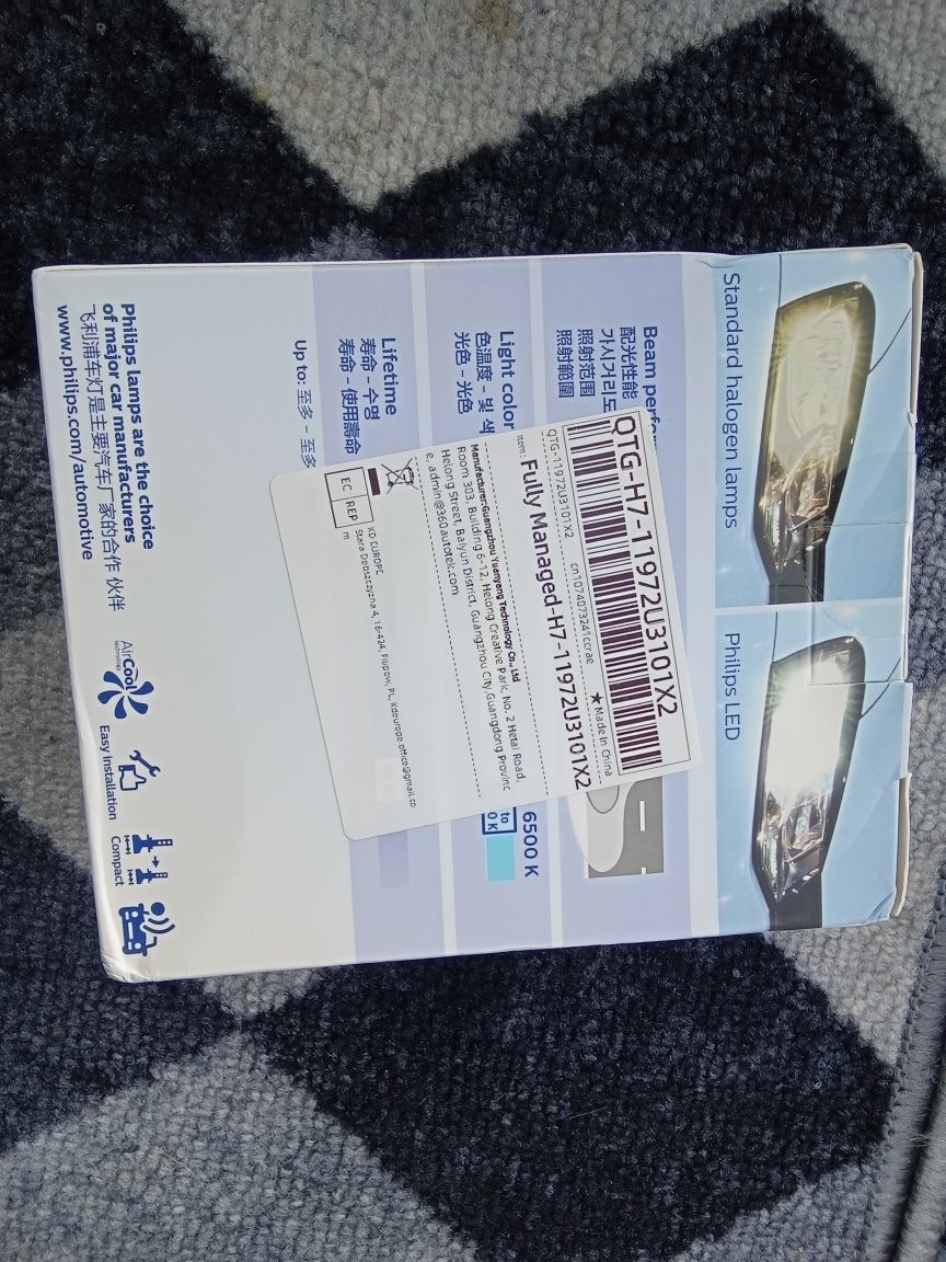 Philips H7 led 12/24 v