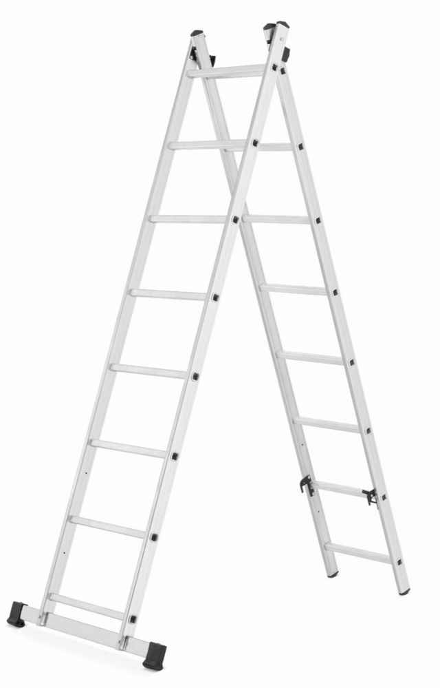Drabina 3w1 podest rusztowanie na schody Higher 2x8 4,52 zasięg robocz