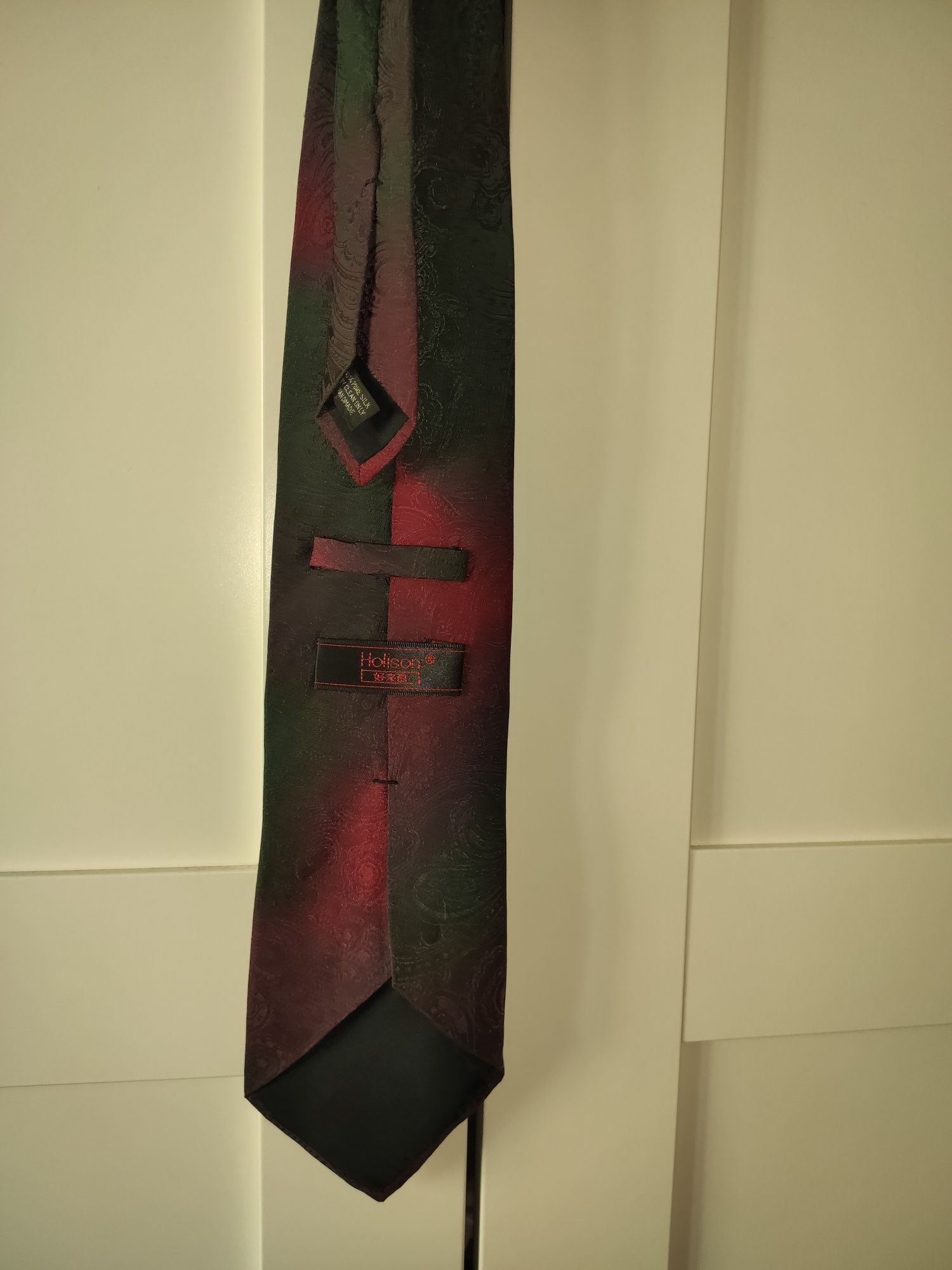 Męski krawat Holison ciekawy wzór