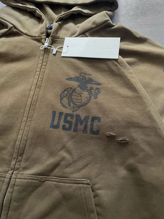 Зіп худі Project G/R - MARINES USMC