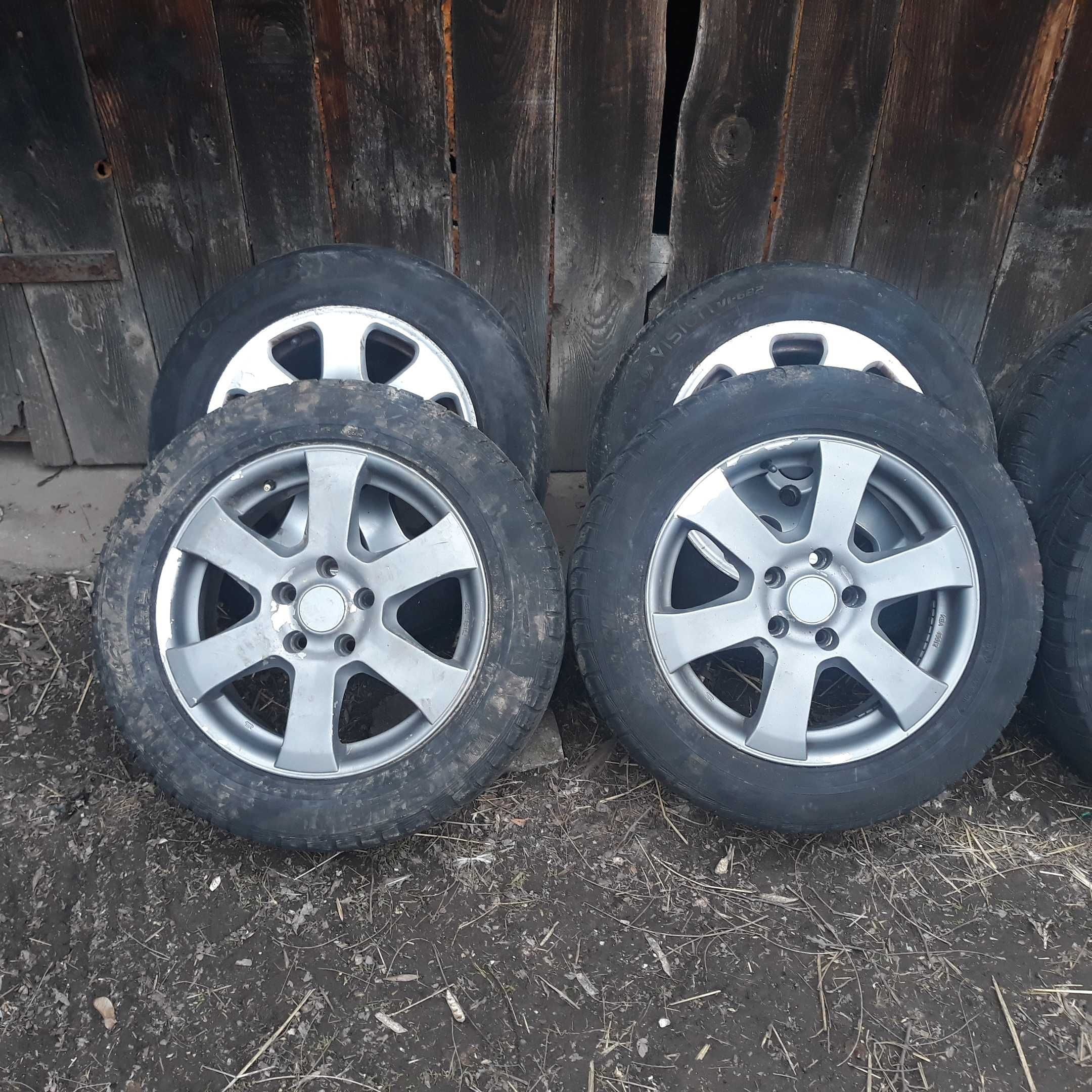 Koła aluminowe 15 et43 5x112 AUDI Vw Felgi lu& zimowe 185/60/15 2016r