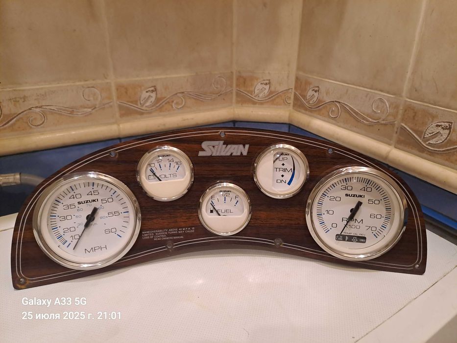 Панель приборов для катера лодки, лодочного мотора Suzuki Cузуки