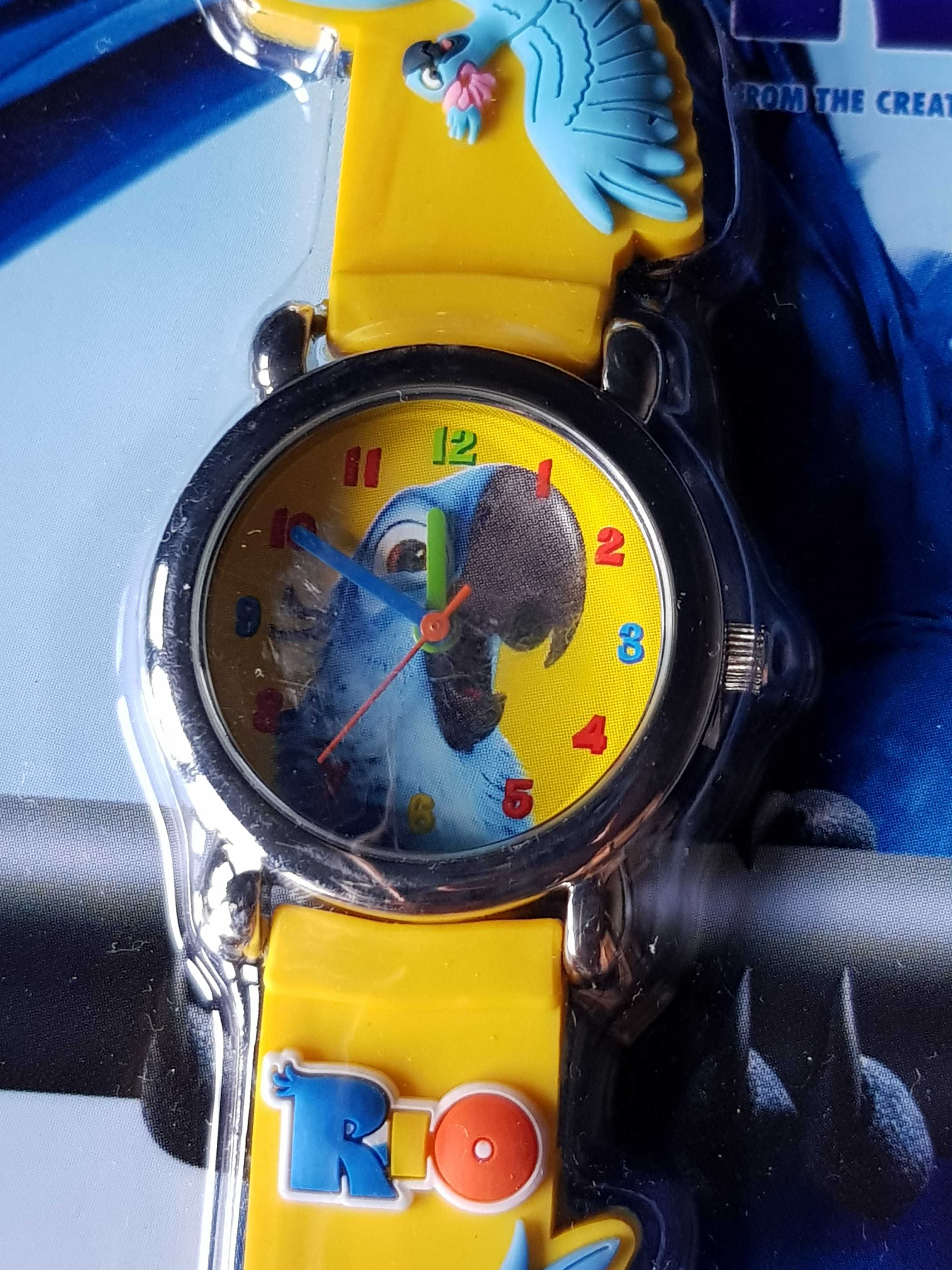 zegarek dziecięcy z motywem bajki "RIO" od Blue Sky / 20th Century Fox