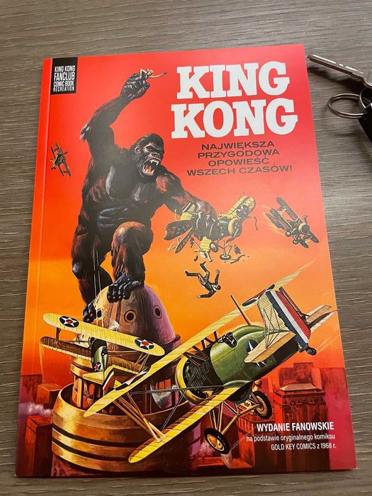 King Kong. Komiks, wydanie fanowskie. Wersja polska. Nowy. Unikat!