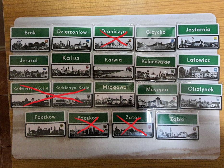 Magnes Turysty różne