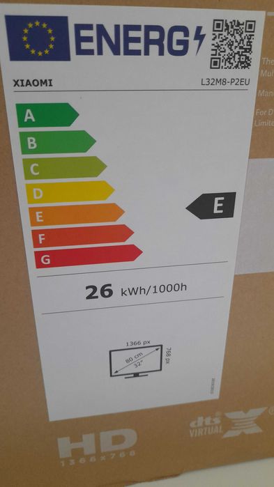 Xiaomi Smart TV HD de 32 pol. Google TV com Android -- NOVA NA CAIXA
