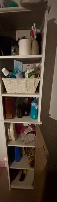 Armário de suporte casa de banho