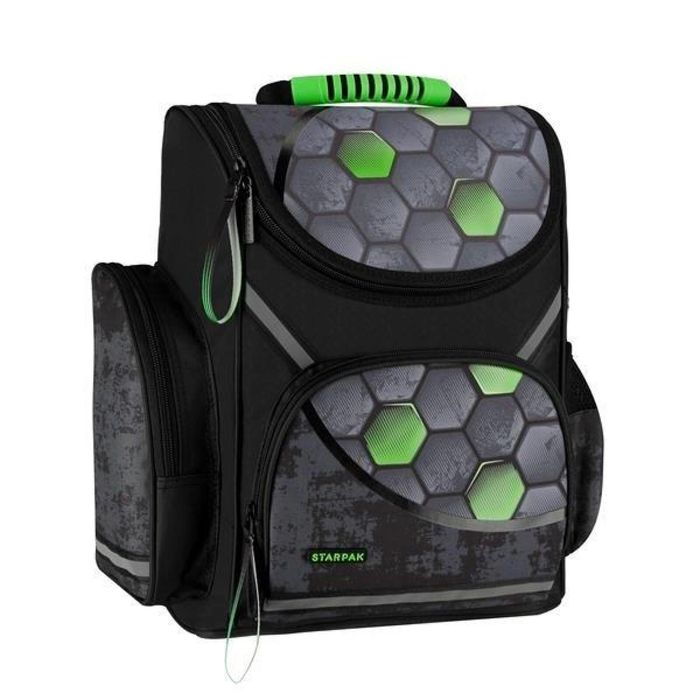 Tornister Football piłka zielona oprawa: folia