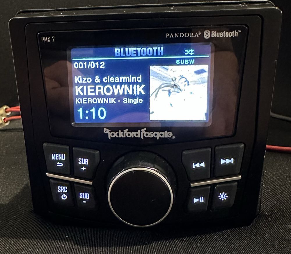 Rockford PMX-2  radio ludka lódz bluetooth marine