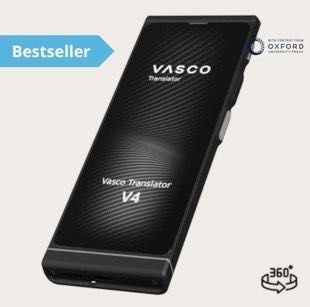 Vasco Translator V4 (black), NOWY, darmowy internet i 112 języków