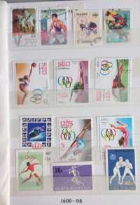 Zestaw znaczków pocztowych - SPORT - OLIMPIADA
