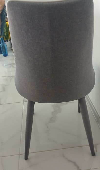 Krzesła szare 10 sztuk