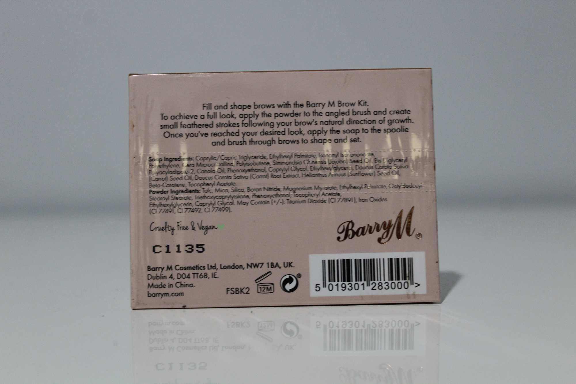 Paleta do regulacji brwi Barry M Fill and Shape Brow Kit