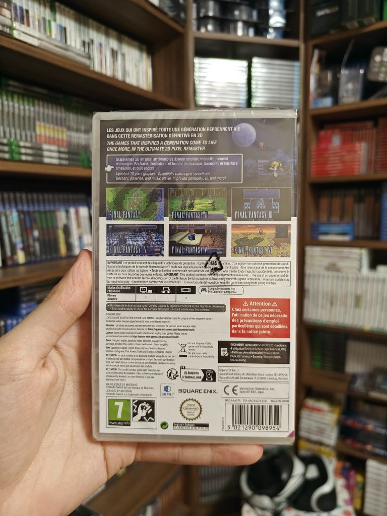 Nintendo Switch Final Fantasy I-VI Pixel Collection Nowa  2
