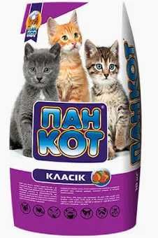 Сухий корм для котів Пан Кот 10кг