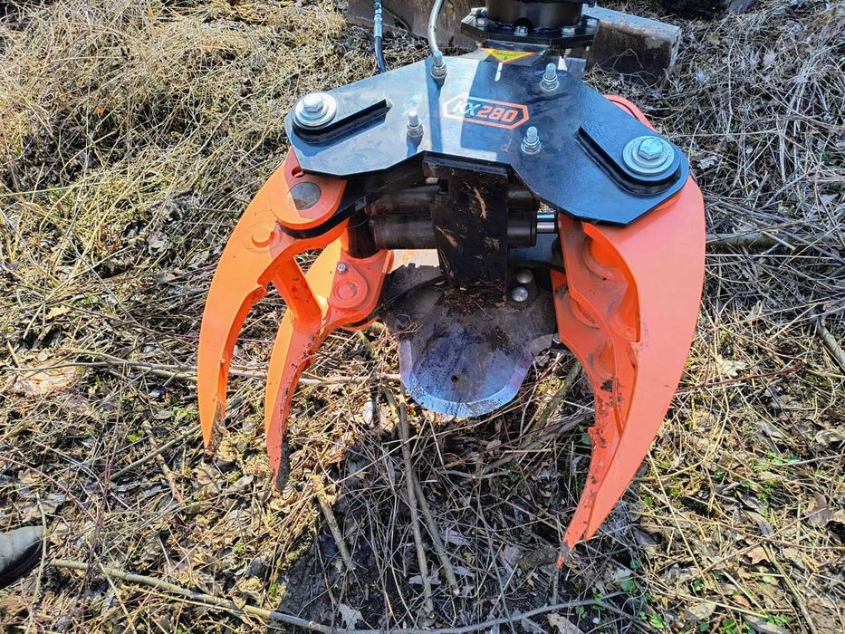 GŁOWICA ŚCINKOWA GILOTYNA do drewna do koparki od 5-15t wycinka drzew