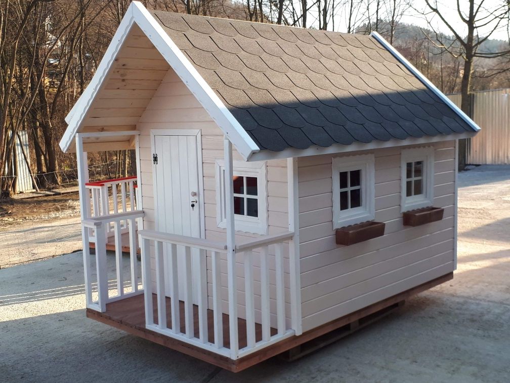 domek drewniany dla dzieci