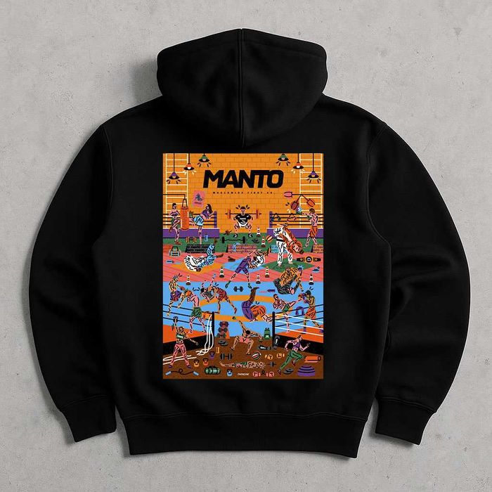 Толстовка Худи MANTO - Gym - XS S M L XL - МАНТО - Cotton